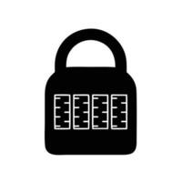 Lock security icon symbol vector image. Illustration of the key secure access system vector design. EPS 10