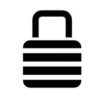 Lock security icon symbol vector image. Illustration of the key secure access system vector design. EPS 10