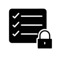 Lock security icon symbol vector image. Illustration of the key secure access system vector design. EPS 10