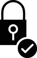 Lock security icon symbol vector image. Illustration of the key secure access system vector design. EPS 10