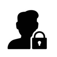 Lock security icon symbol vector image. Illustration of the key secure access system vector design. EPS 10