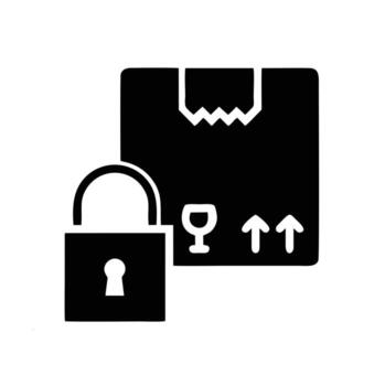 Lock security icon symbol vector image. Illustration of the key secure access system vector design. EPS 10