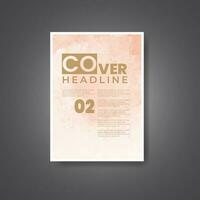 Cover template with watercolor background. Design for your cover, date, postcard, banner, logo. vector