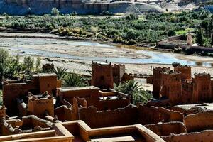 View of old Ben Haddou town in central Morocco Africa photo