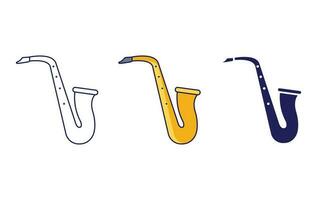 saxophone vector icon