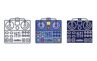 DJ Mixer vector icon