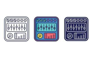 Audio Equalizer  vector icon