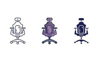 Computer Chair  vector icon