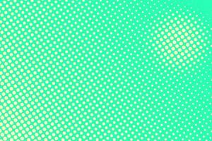 Turquoise background with halftone dots. Retro pop art background. vector