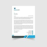 Letterhead Design Template vector