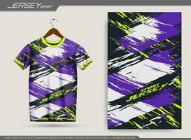 Jersey sports t-shirt design. Suitable for jersey, background, poster, etc. vector