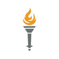 Torch icon vector design
