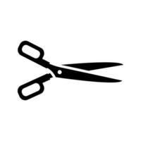 Scissors vector icon. barber illustration sign. cut symbol. hairdresser logo.