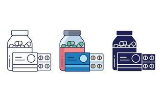 Medication vector icon