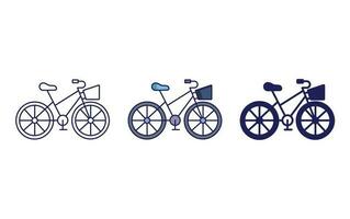 icono de vector de bicicleta