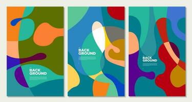 Vector Illustration colorful liquid and fluid abstract for banner template