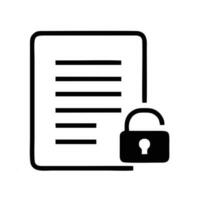 Lock security icon symbol vector image. Illustration of the key secure access system vector design. EPS 10