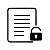 Lock security icon symbol vector image. Illustration of the key secure access system vector design. EPS 10