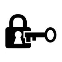 Lock security icon symbol vector image. Illustration of the key secure access system vector design. EPS 10