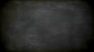 Chalk rubbed out on blackboard texture background, grunge background photo