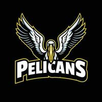 Pelican Mascot Sport Logo Style vector