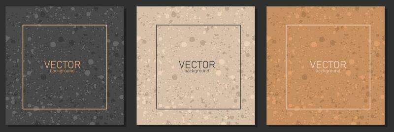 Set of luxury abstract square background for poster, banners, social media posts