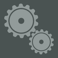 Gears Clog Vector Settings Icon