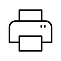 Printer icon vector. copy machine illustration sign. Fax symbol. vector