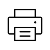 Printer icon vector. copy machine illustration sign. Fax symbol. vector