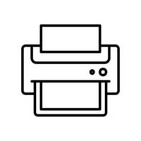 Printer icon vector. copy machine illustration sign. Fax symbol. vector