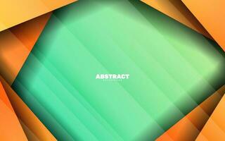 Abstract overlap layer papercut background vector