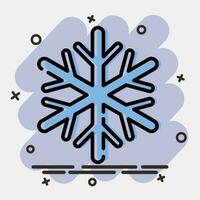 Icon frost resistance. Packaging symbol elements. Icons in comic style. Good for prints, posters, logo, product packaging, sign, expedition, etc. vector