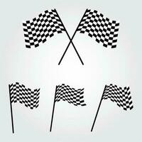 checkered flags racing, Auto racing finish checkered flag, Start flag vector