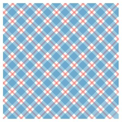 Blue and red plaid pattern background,  blue checkered