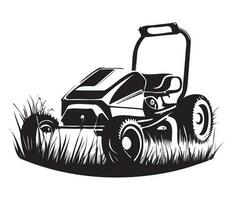 lawn mower icon. Simple illustration of electric lawn mower vector icon