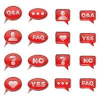 3D speech bubbles symbol on social media icon isolated on background. 3d icon comments thread mention or reply sign with social media. 3d speech bubbles icon vector with shadow render illustration