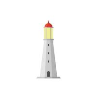 lighthouse flat design vector illustration