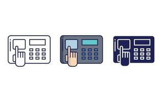 biometric scanner vector icon