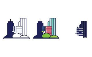 Office building vector icon