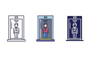 body scanner vector icon