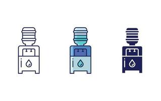 Water dispenser vector icon