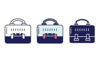 Suitcase vector icon