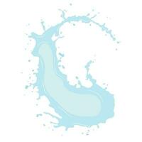 big blob splash with splashes vector