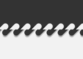 Black and white abstract geometric background vector