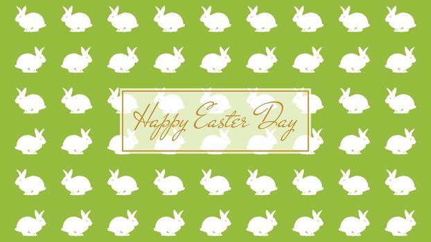 EASTER RABBIT PATTERN vector