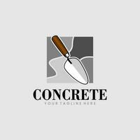 concrete logo vector