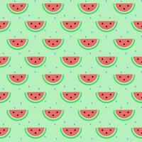 Watermelon pattern background vector