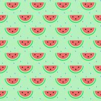 Watermelon pattern background vector