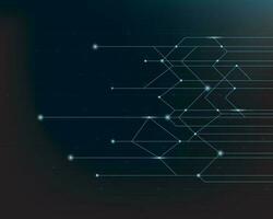 Abstract  particles wave style vector