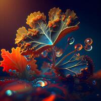 3d illustration of abstract geometric composition,digital artwork for creative graphic design, Image photo